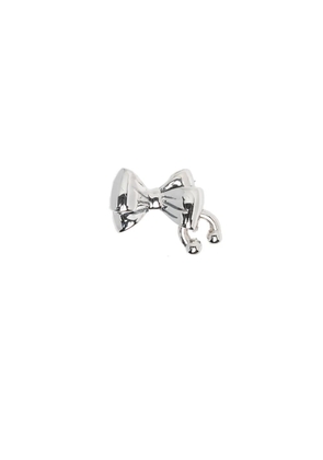 Stolen Girlfriends Club bow pierced earrings - Silver