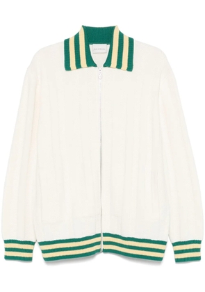 Drôle De Monsieur Le Cardigan Après-Sport jacket - White