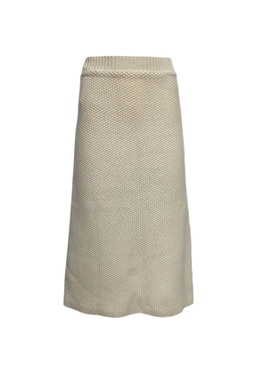 Chloé Vintage knitted midi skirt - Neutrals