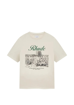 RHUDE graphic short-sleeve T-shirt - Neutrals