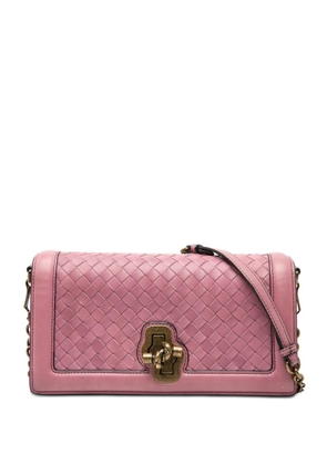 Bottega Veneta Pre-Owned 2012-2025 Nappa Intrecciato Olimpia Knot crossbody bag - Pink