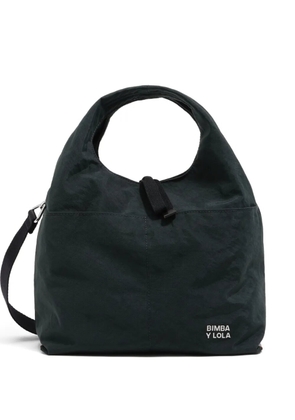 Bimba y Lola medium logo-detail tote bag - Green