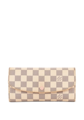 Louis Vuitton Pre-Owned Emilie check-pattern wallet - Neutrals