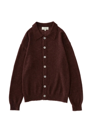 Studio Nicholson Hamto polo collar cardigan - Brown