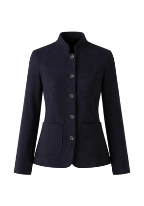 PATRICK ASSARAF mandarin-collar jacket - Blue