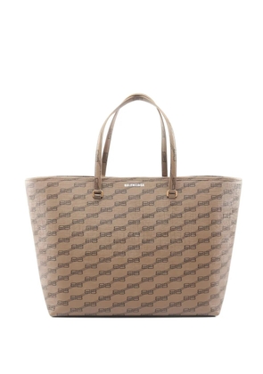 Balenciaga Pre-Owned 2010s BB-monogram tote bag - Neutrals