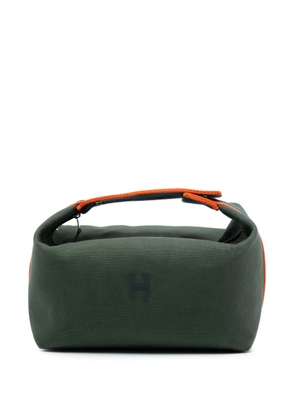 Hermès Pre-Owned 2021-2025 Large Toile Bride A Brac Case vanity bag - Green