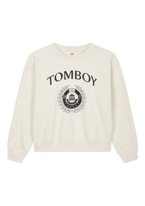 TOMBOY University cotton sweatshirt - Neutrals