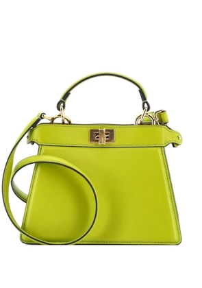 Fendi Pre-Owned Peekaboo ISeeU Bag Leather Petite crossbody bag - Green