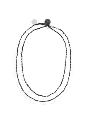 Maria Calderara round-detail necklaces - Black
