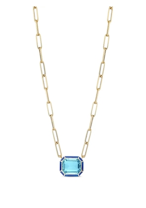 Goshwara blue-topaz necklace - Gold