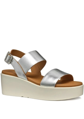 Geox double-strap platform sandals - C1007 GREY