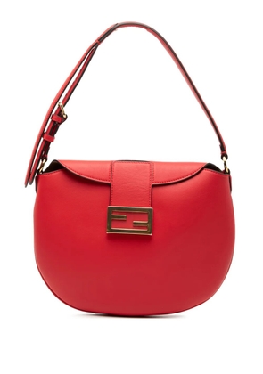 Fendi Pre-Owned 2010-2025 Small Leather Croissant hobo bag - Red