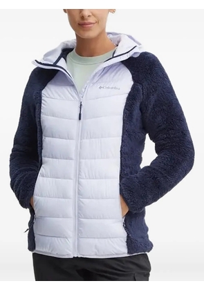 Columbia fleece-panelled quilted jacket - Blue