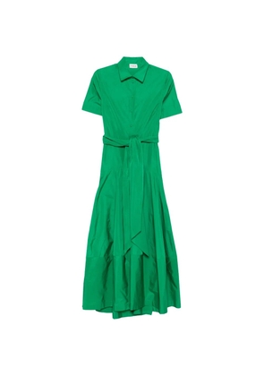 P.A.R.O.S.H. shirt-collar maxi dress - Green