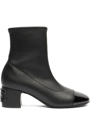 Casadei 50mm leather ankle boots - Black