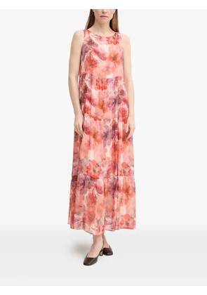 Marc Aurel floral tiered maxi dress - Pink