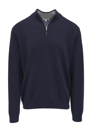 Peter Millar zip neck sweater - Blue