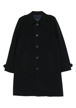 Herno buttoned single-breasted coat - Black