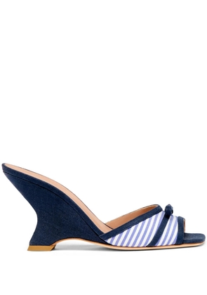 Malone Souliers 85mm Isla sandals - Blue