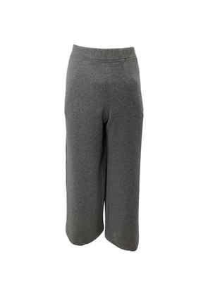 The Row Pre-Owned wool wide-leg trousers - Grey