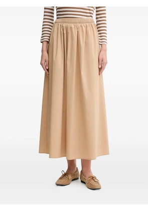 OUI elasticated maxi skirt - Neutrals