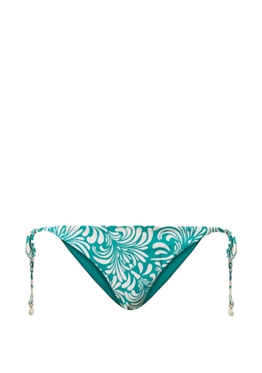 TWINSET botanical-print bikini bottom - Green
