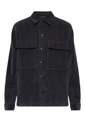 AllSaints Hawker pocket button shirt - Grey