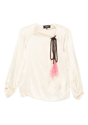 Rochas corddetail blouse - Neutrals