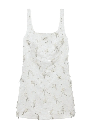 Simkhai Viva beaded mini dress - White