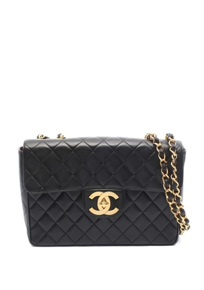 CHANEL Pre-Owned 1994 Deca Matlassé chain shoulder bag - Black