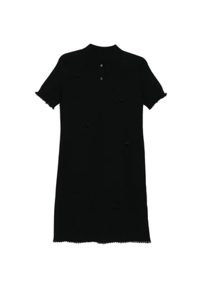 JNBY arrow-embellished mini dress - Black