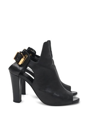 Sergio Rossi Vintage peep-toe slingback pumps - Black