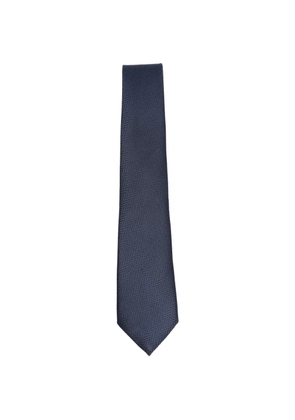 Giorgio Armani herringbone tie - Blue