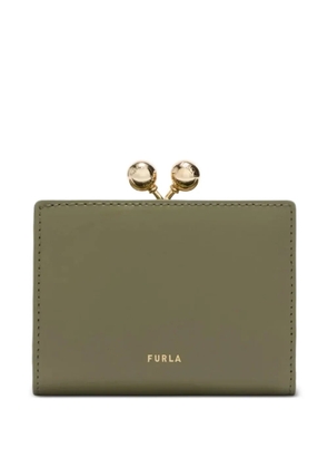 Furla S dots compact clasp wallet - Green