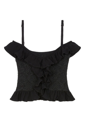 Donde Esteban Lanzarote knitted top - Black