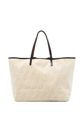 Fendi Pre-Owned 2010-2025 Medium Zucca Canvas Roll tote bag - Brown