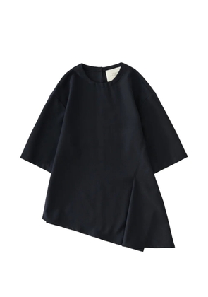 Studio Nicholson Vichy asymmetric top - Black