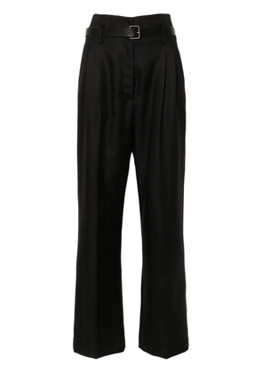 Forte Forte herringbone tailored trousers - Black