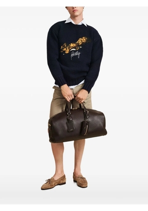 Bally squirrel-detail crew-neck sweater - Neutrals