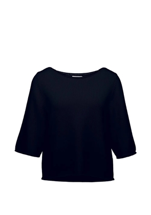 Allude ribbed knitted sweater - Blue