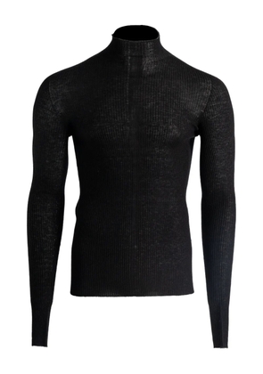 Matières Fécales high-neck sweater - Black