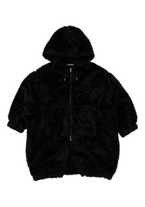 Mastermind Japan skull-embellished zip-up hoodie - Black