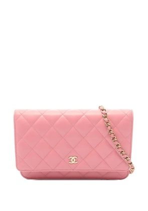 CHANEL Pre-Owned 2021-2026 Classic Lambskin Wallet on Chain crossbody bag - Pink