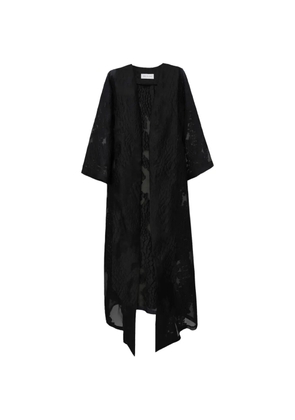Gemy Maalouf open loose-cut kaftan - Black