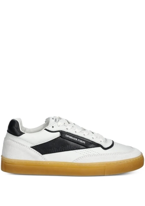 Copenhagen leather-panelled sneakers - White