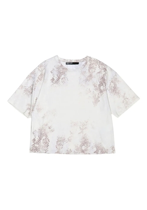 Bimba y Lola snakeskin-print T-shirt - Neutrals