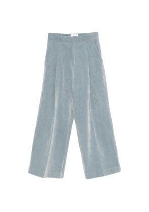 Bonsai velvet loose-fit trousers - Blue