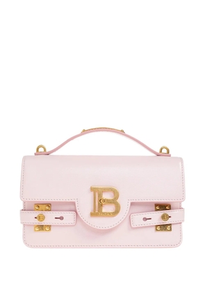 Balmain 24 B-Buzz leather cross body bag - Pink