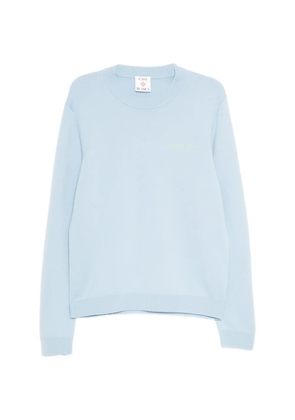 Casablanca crewneck knitted jumper - Blue